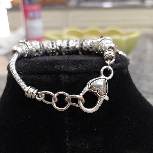 Brighton Silver Charm Bracelet with Earrings - Picture 3 of 7